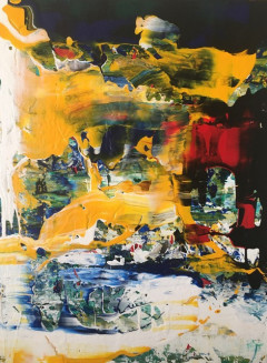 #4 12x16 inches mixed media birch ply