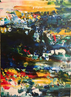 #6 16x22 mixed media wallboard