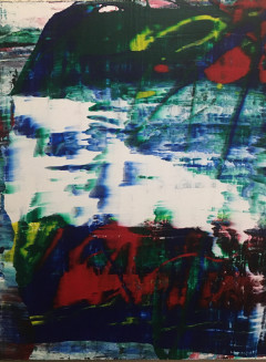 16x20 in mixed media on plywood