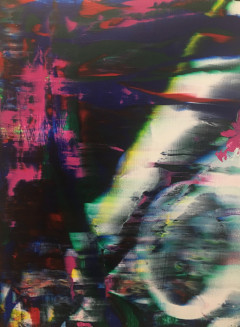 12x16 in mixed media on plywood