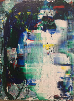 9x12 in mixed media on panel