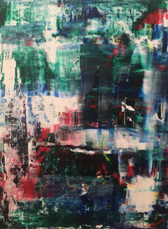 16x20 in mixed media on plywood