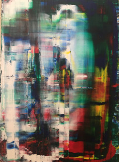 16x22 in mixed media on wall panel