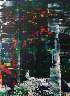 16x20 in mixed media on plywood