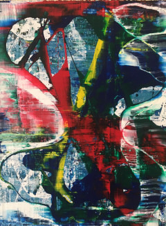 16x20 in mixed media on plywood