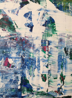 12x15 in mixed media on plywood