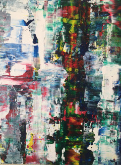 16x20 in mixed media on plywood