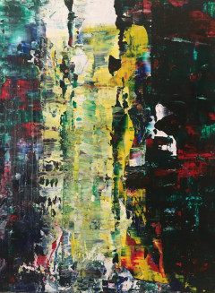 16x20 in mixed media on plywood