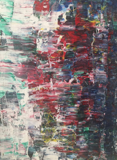 12x16 in mixed media on plywood