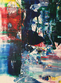 16x22 in mixed media on wall panel