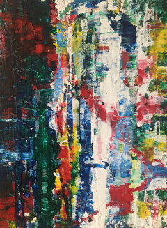 12x16 mixed media on plywood