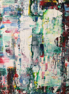 16x20 in mixed media on plywood