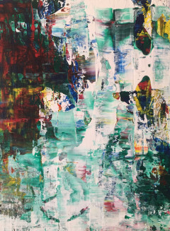 16x20 in mixed media on plywood