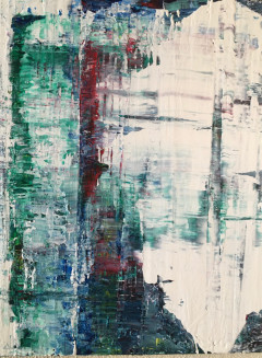 16x20 in mixed media on plywood