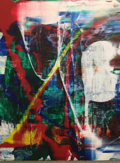 12x15 in mixed media on plywood