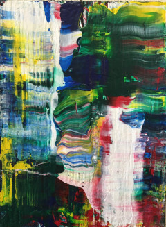 12x16 in mixed media on plywood