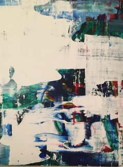 16x20 in mixed media on plywood