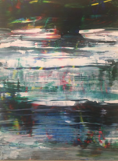 12x16 in mixed media on plywood