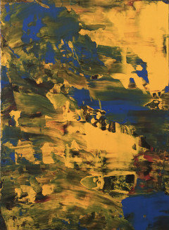 16x21 in mixed media on wall panel