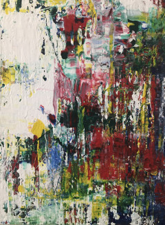 16x20 in mixed media on  birch ply