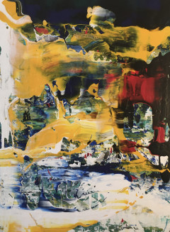 12x16 in mixed media on birch ply